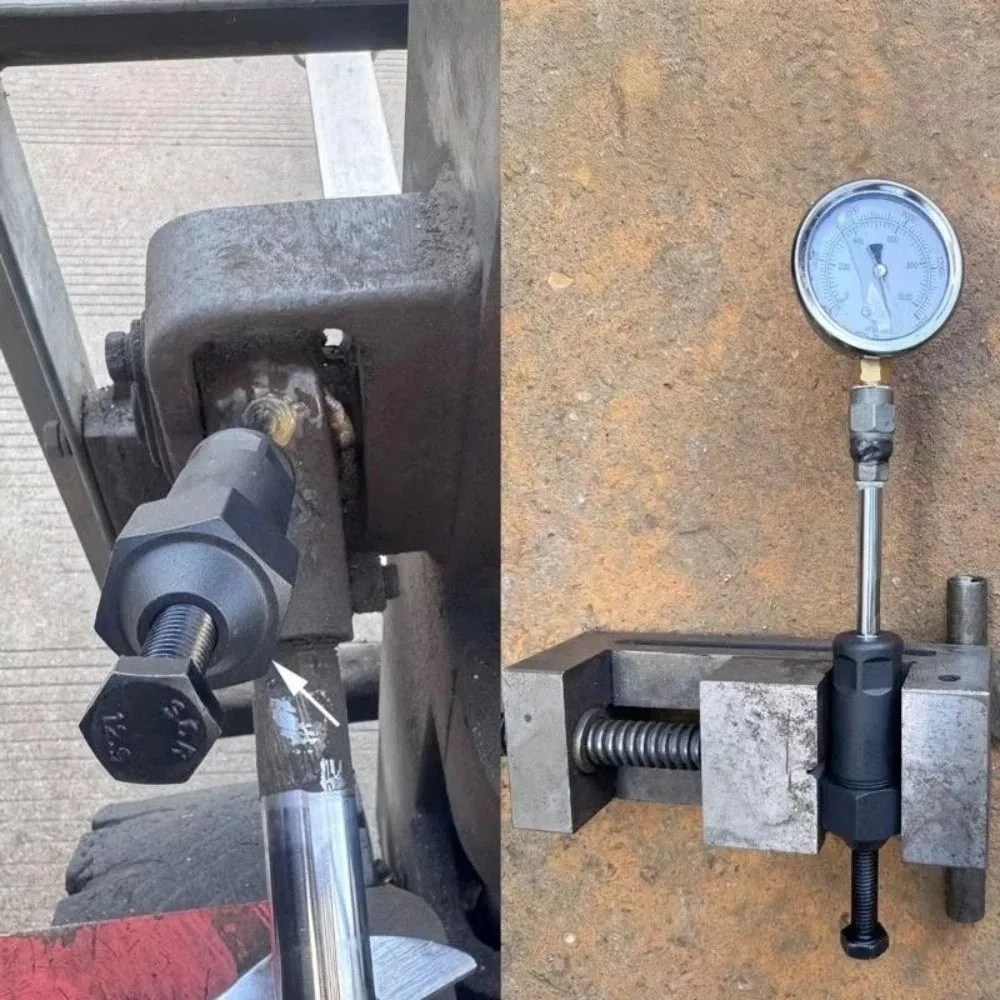 600psi Pressure Grease Fitting Unclogging Tool Carbon Steel Material Durable Construction Lubrication Line Cleaner