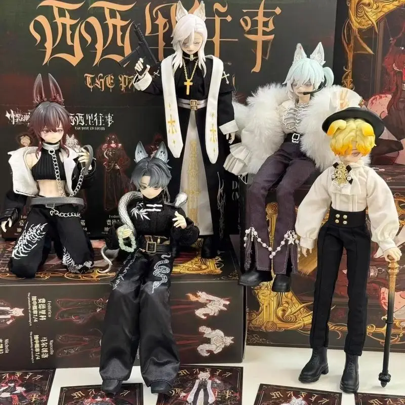 

Sicily Past The Story Series 1/12 Mjd Blind Box, оригинальная серия Jidongshunxi, кукла для мальчика, подвижные шарниры, аниме-фигурка, модель игрушки