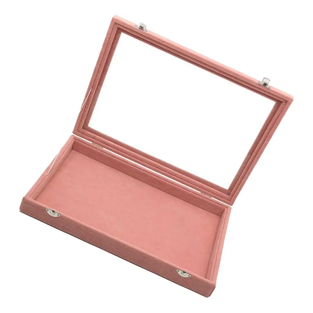 قلادة القرط عرض المجوهرات المنظم صندوق صينية عرض حامل كبير 1 #5