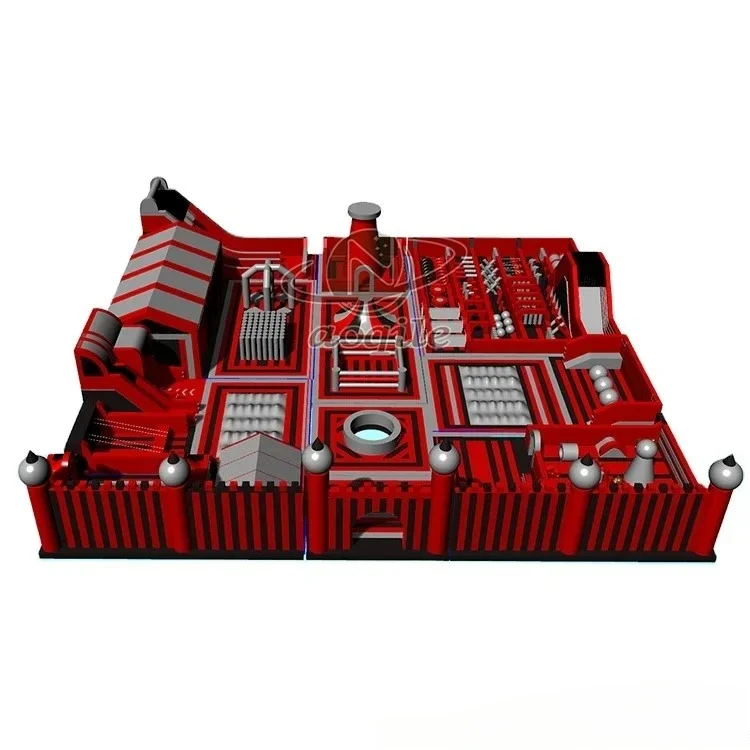 Outdoor Inflatable Children Playground Castle Adventure Bounce House Slide Inflatable Theme Park