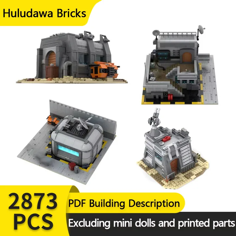 Star Movies Model MOC Building Bricks First War Base Headquarters Modular Technology Gifts Holiday Assemble Children Toys Suit