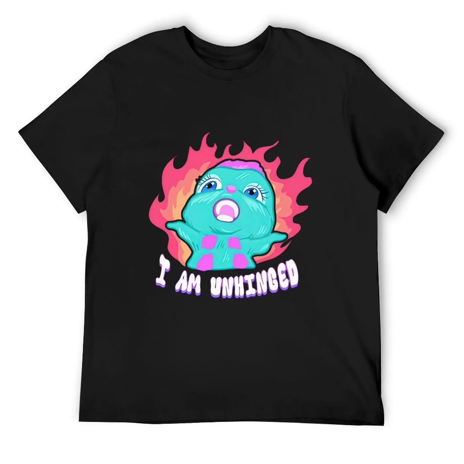 

I AM UNHINGED Bibble Meme T-Shirt luxury t-shirt shirts graphic tee summer top vintage sweat shirts, men