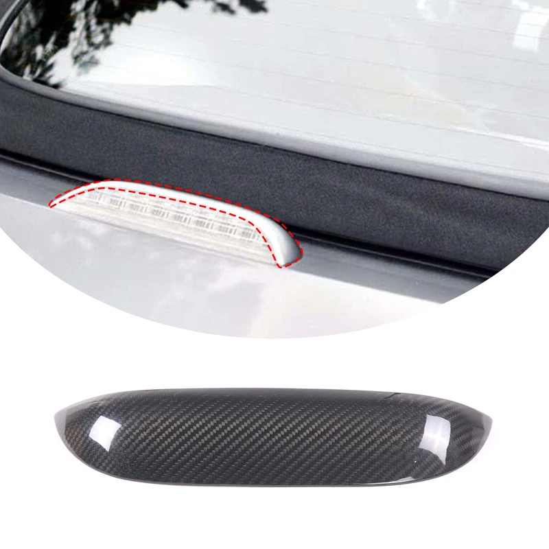 

For 2003-2006 Nissan 350Z real carbon fiber car styling car rear brake light cover sticker car exterior protection accessories