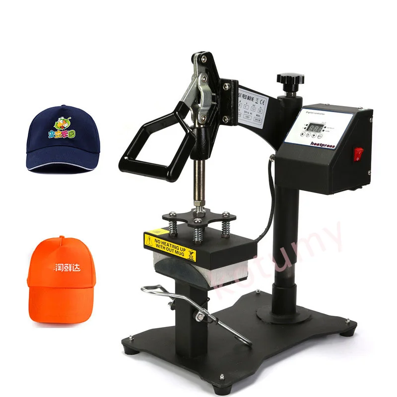 Heat Transfer Machine For Hats 8*15cm Cap Heat Thermal Press Sublimation Equipment Cap Heat Press Machine EU/AU/US/UK