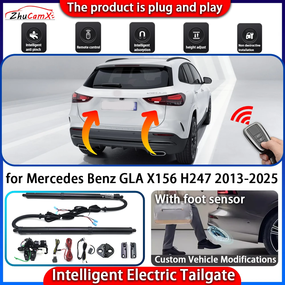 

Smart Powered Tailgate System for Mercedes Benz GLA X156 H247 2013-2025 Automatic Intelligent Electric Trunk Lift Control Kit