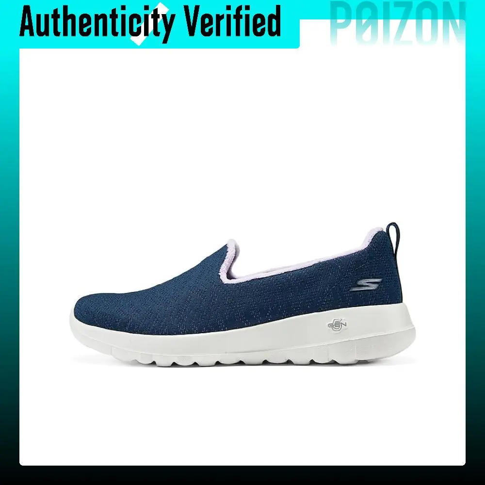 Skechers GO WALK Joy, Zapatos Casuales Cómodos de Caña Baja para Mujer, Azul 124676-NVLV