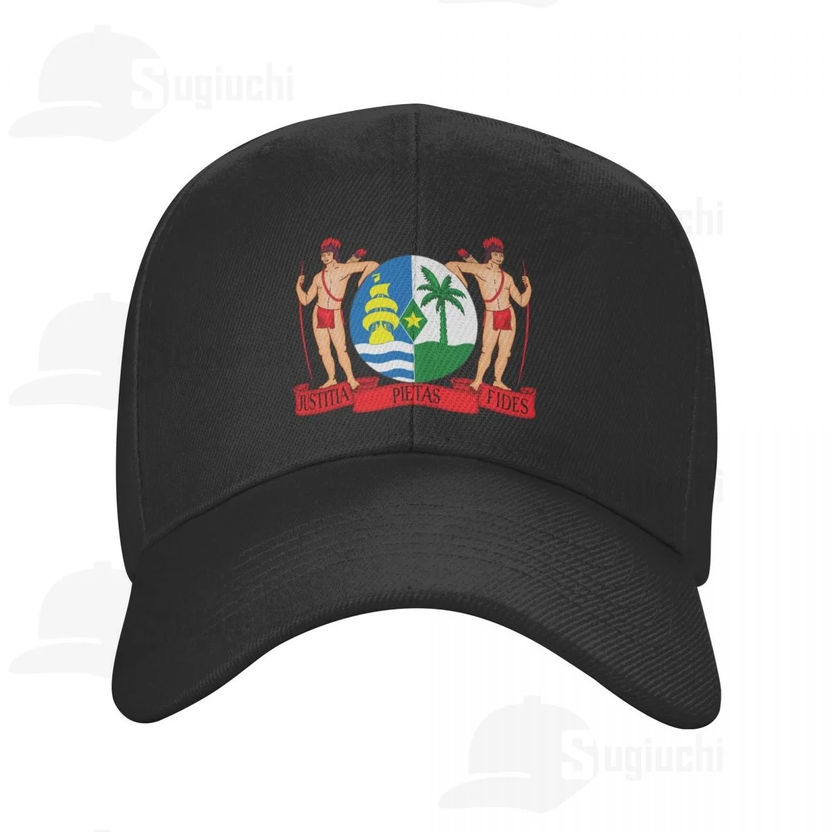 2025 National Emblem Of Suriname Coat Of Arms Sun Baseball Cap Dad Hats Adjustable For Men Women Unisex Outdoor Hat