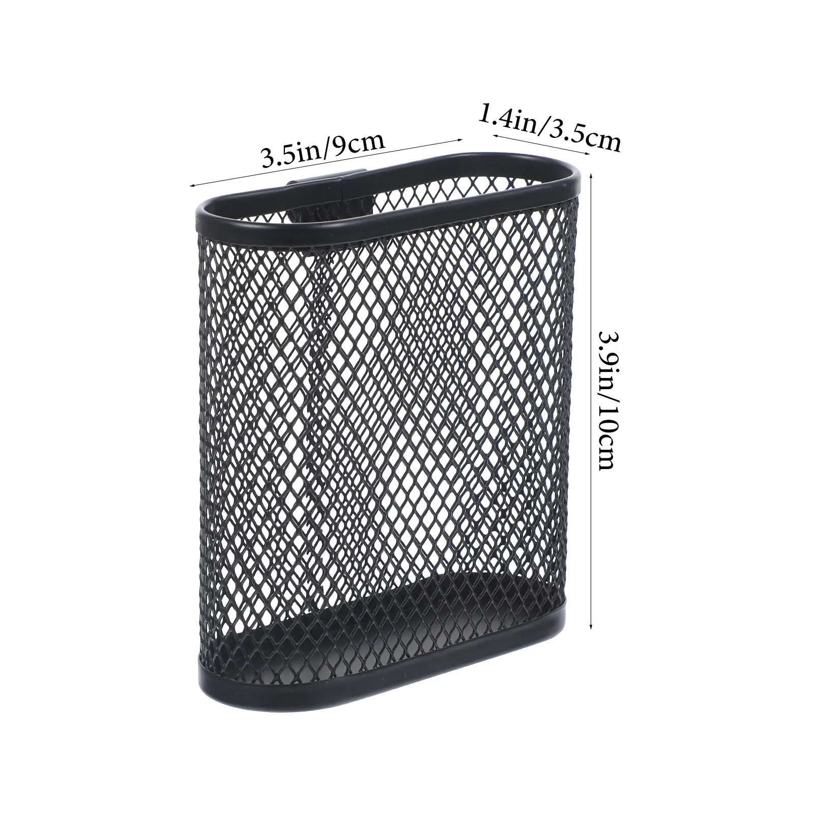 Iron Mesh Pen Holder Large Capacity Desk Organizer Pencil Cup For Office School Supplies Storage Table Top Container