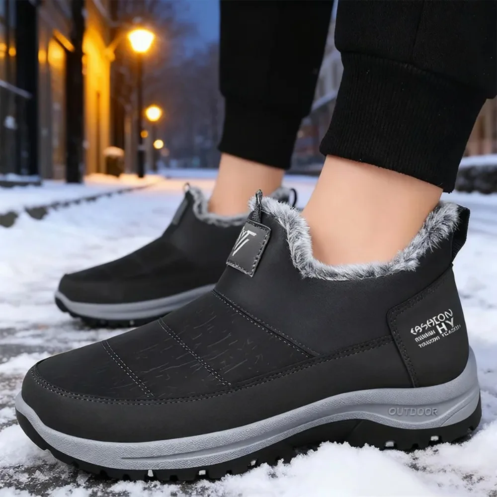 

2025 Men's Warm Comfortable Anti Cold Men's Comfortable and Durable Outdoor Snow Boots for Autumn and Winter Shoes Zapatillas