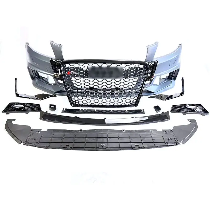 Full Set Car Front Bumper Grill Bodykit For Audi A4 B8 To Rs4 Accessories Body Kit, 100% Tested Well