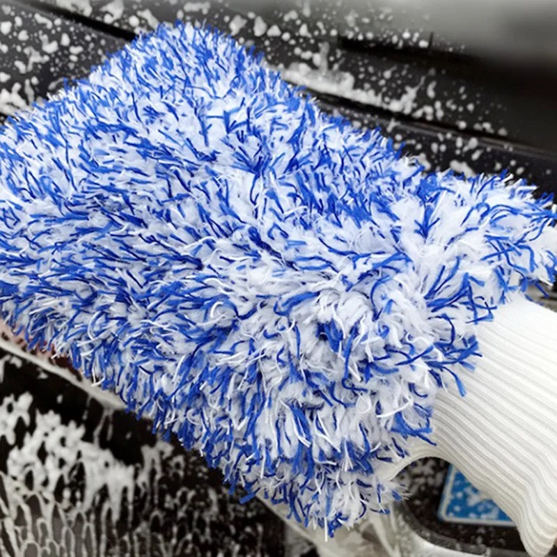 2PC Car Wheel Cleaning Brush Tool Microfiber Premium Non-Slip Soft Handle for Washing Wheel Rim Spoke Wheel Spokes Accessories