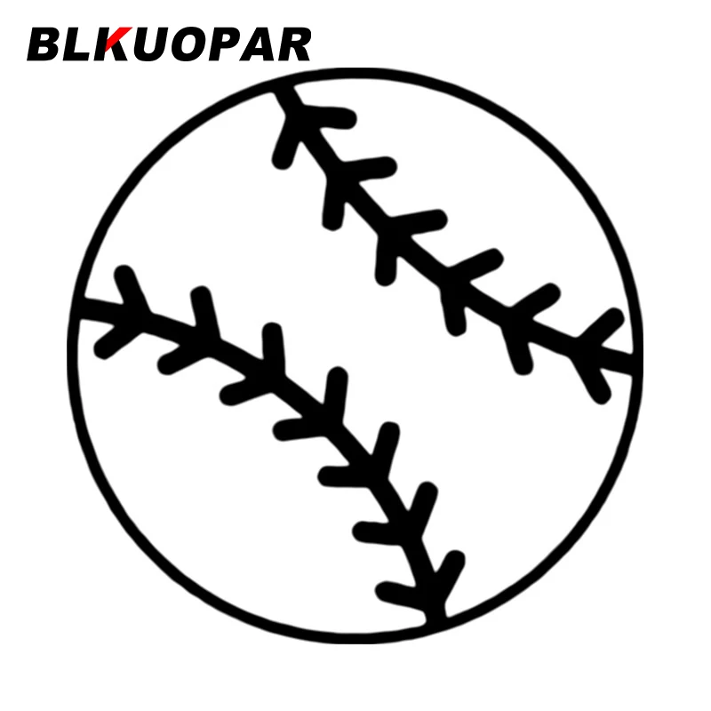 

BLKUOPAR Baseball Funny Car Stickers Vinyl Personality VAN Decal Scratch-Proof Waterproof Refrigerator Decoration Car Lable
