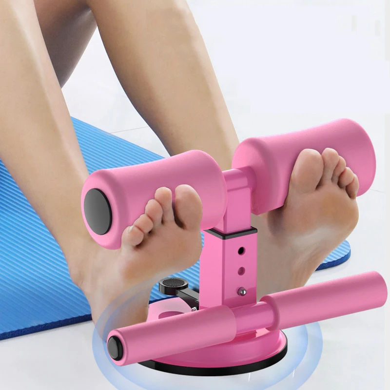 Gym Equipment Exercised Abdomen Arms Stomach Thighs LegsThin Fitness Suction Cup Type Sit Up Bar Self-Suction Abs Machine