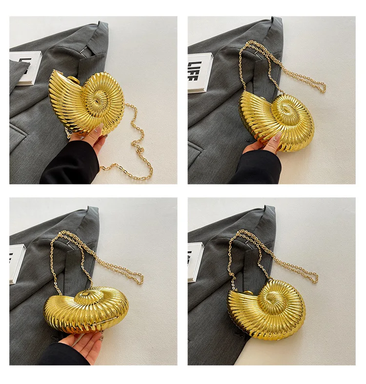 Damen-Schultertaschen 2026 Neue Muschel-Umhängetasche Hochwertige Acryl-Luxus-Bankettasche für Frauen – Detail 11