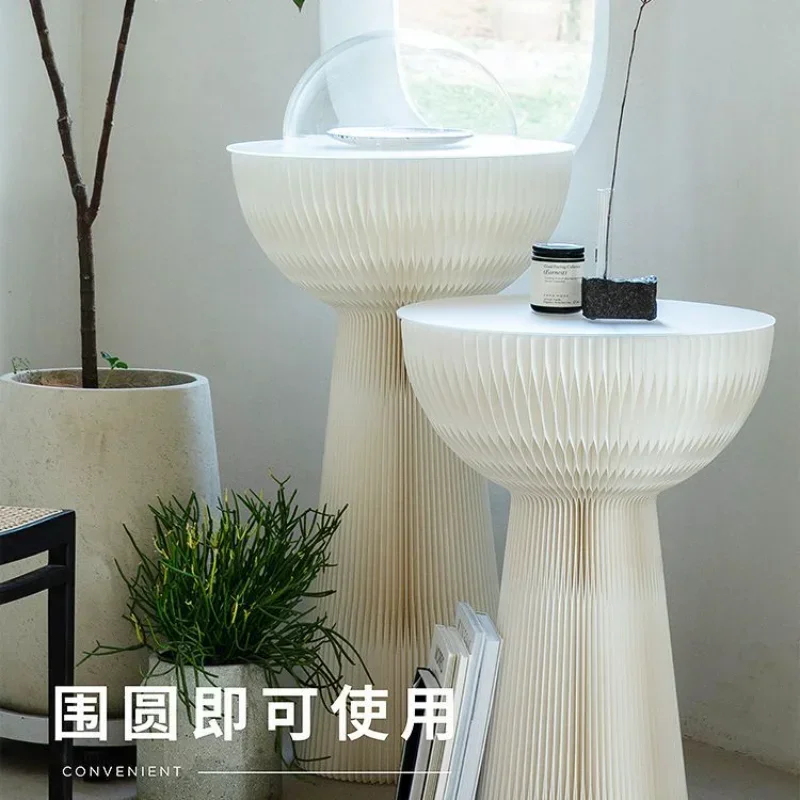 Side few small coffee table round table corner few simple sofa side cabinet light luxury living room bedroom bedside modern mobi