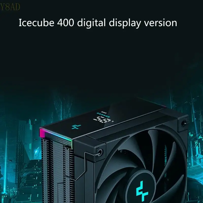 Y8AD ЦП Радиатор тихий для корпуса вентилятор 5 тепловые трубы Silent PC Cooling Cooler