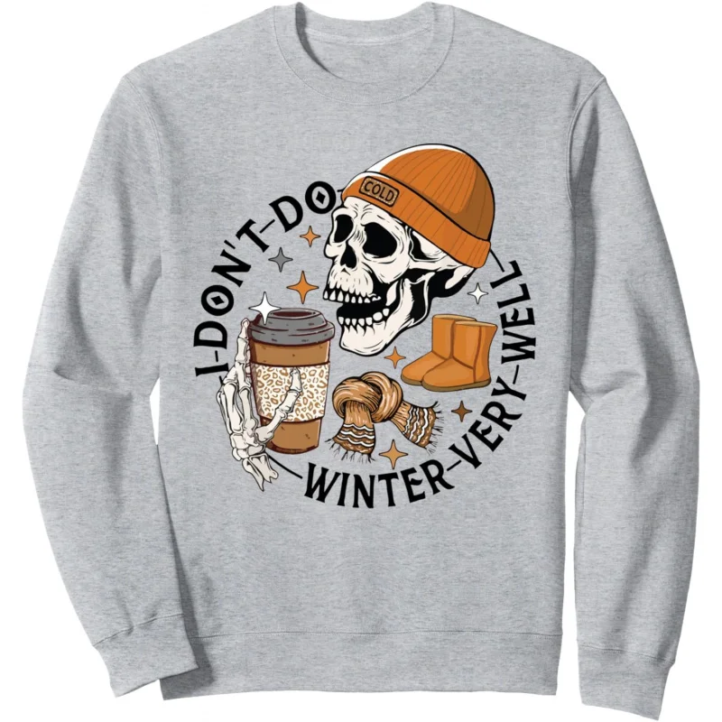 Ladies' Christmas Skull Retro Sportswear