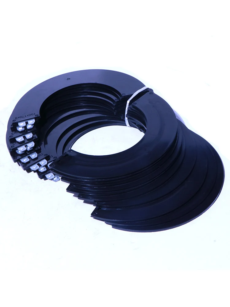 Excavator detachable shaft gasket, bucket shaft, bucket pin, resin pad, thickened wear-resistant washer, circular pad