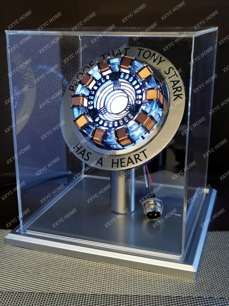 Iron Man Figure Reactor Model Tabletop Ornament Anime Blind Box Birthday Gift