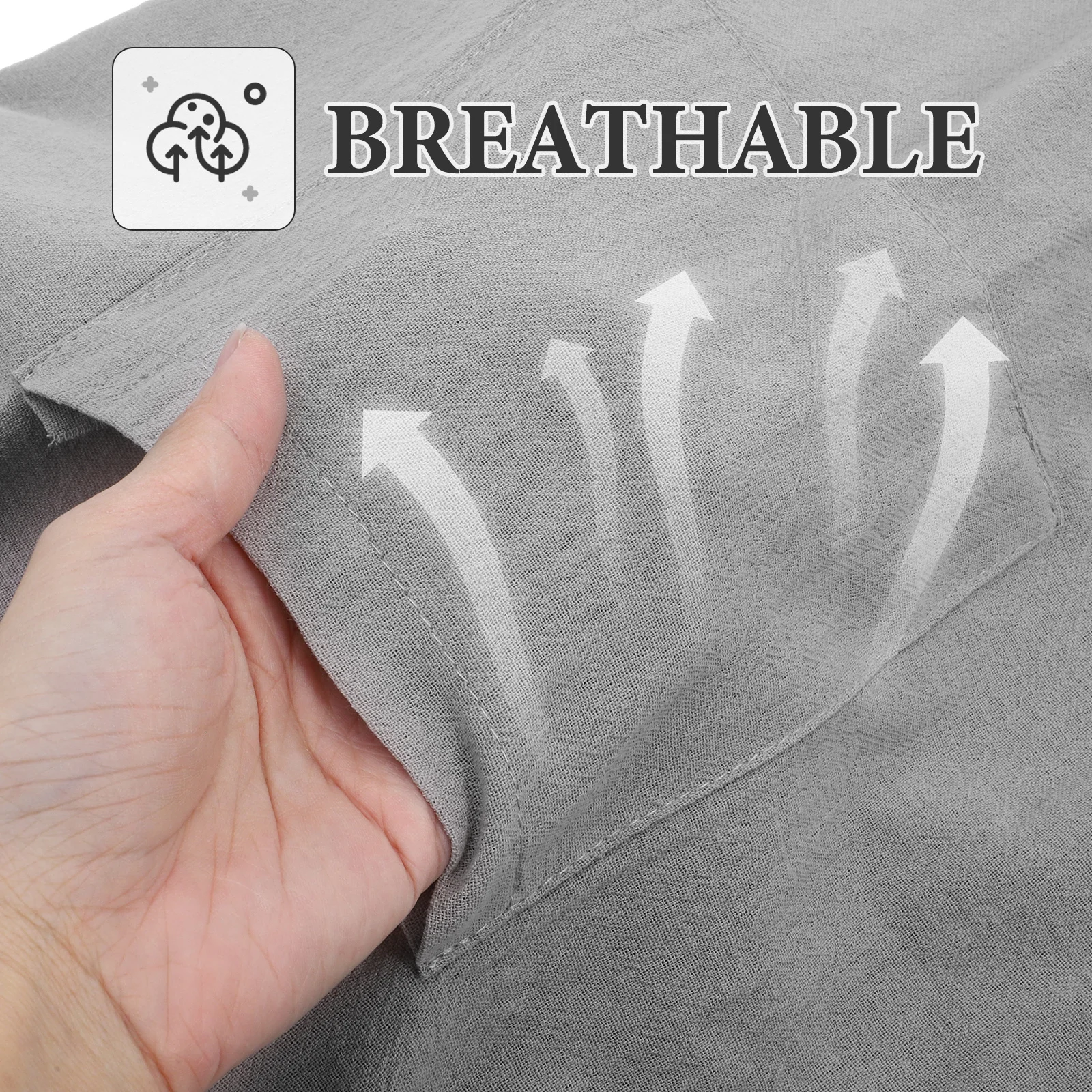 

Cotton Linen Apron for Women with Large Pocket Cross Back Kitchen Cooking Baking Gardening Art Craft Apron Comfortable