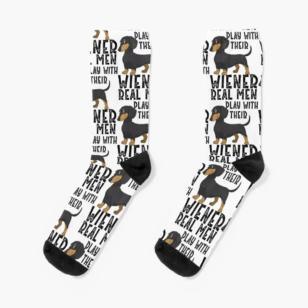 

Real Men Play With Their Wiener Socks Hiking boots essential Luxury Woman Socks Men's