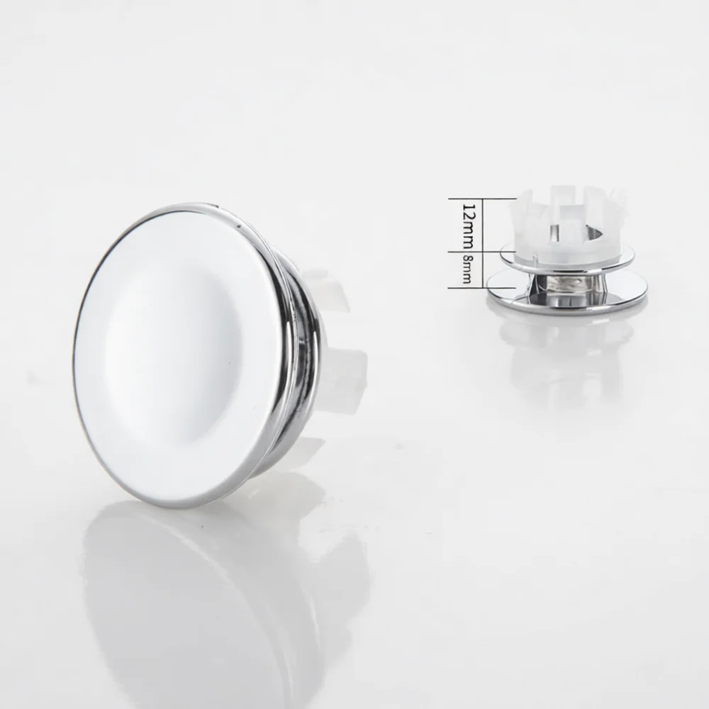 Simple Style Sink Overflow Trim Cover Decorative Ring For Ceramic Washbasin Stainless Steel Copper Material Fitting Piece