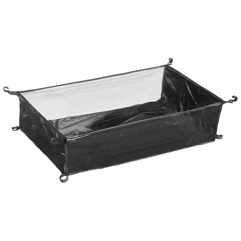 

Under Table Storage Camping Hangable Storage Basket For Outdoor Camping Table Hangable Storage Mesh Pouch For Outdoor Camping