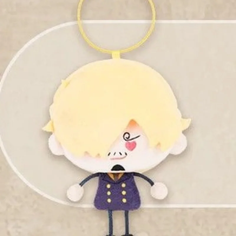Juego de animación de una pieza, juguetes de peluche periféricos, sombrero de paja Luffy, monedero de dibujos animados, adornos colgantes, juguetes coleccionables