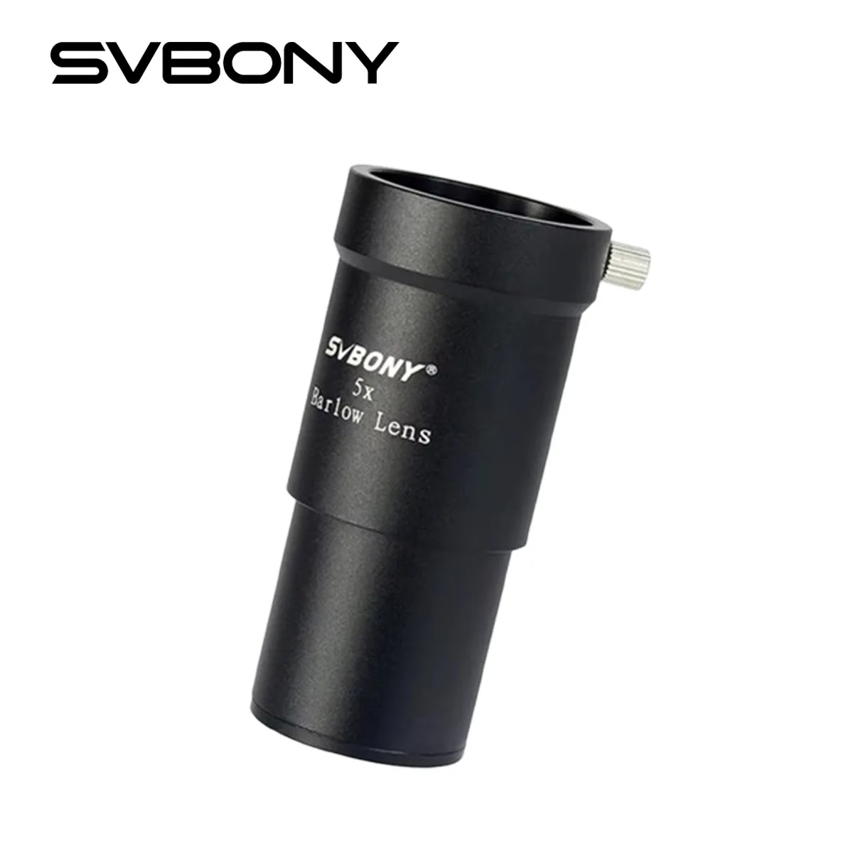 SVBONY  Barlow Lens 1.25 Inch 5X Telescope Accessory Fully Metal Multi-Coated Broadband Green Film for Telescope