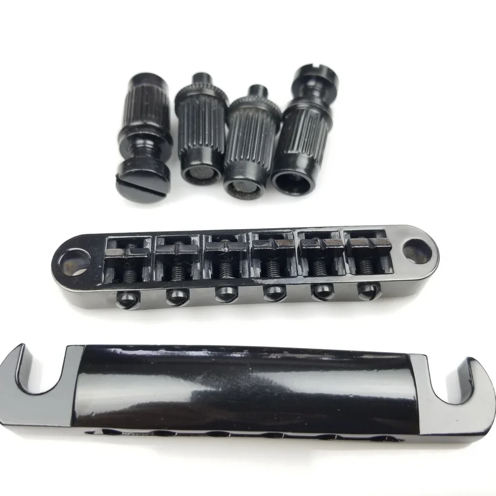 1 Set Black Tune-O-Matic  SG Electric Guitar Bridge And Taiiece For  MADE IN KOREA