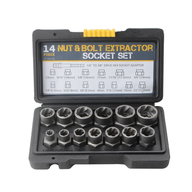 Reverse Thread Socket Nut Extractor Set: The Ultimate Solution for Stripped and Damaged Fasteners