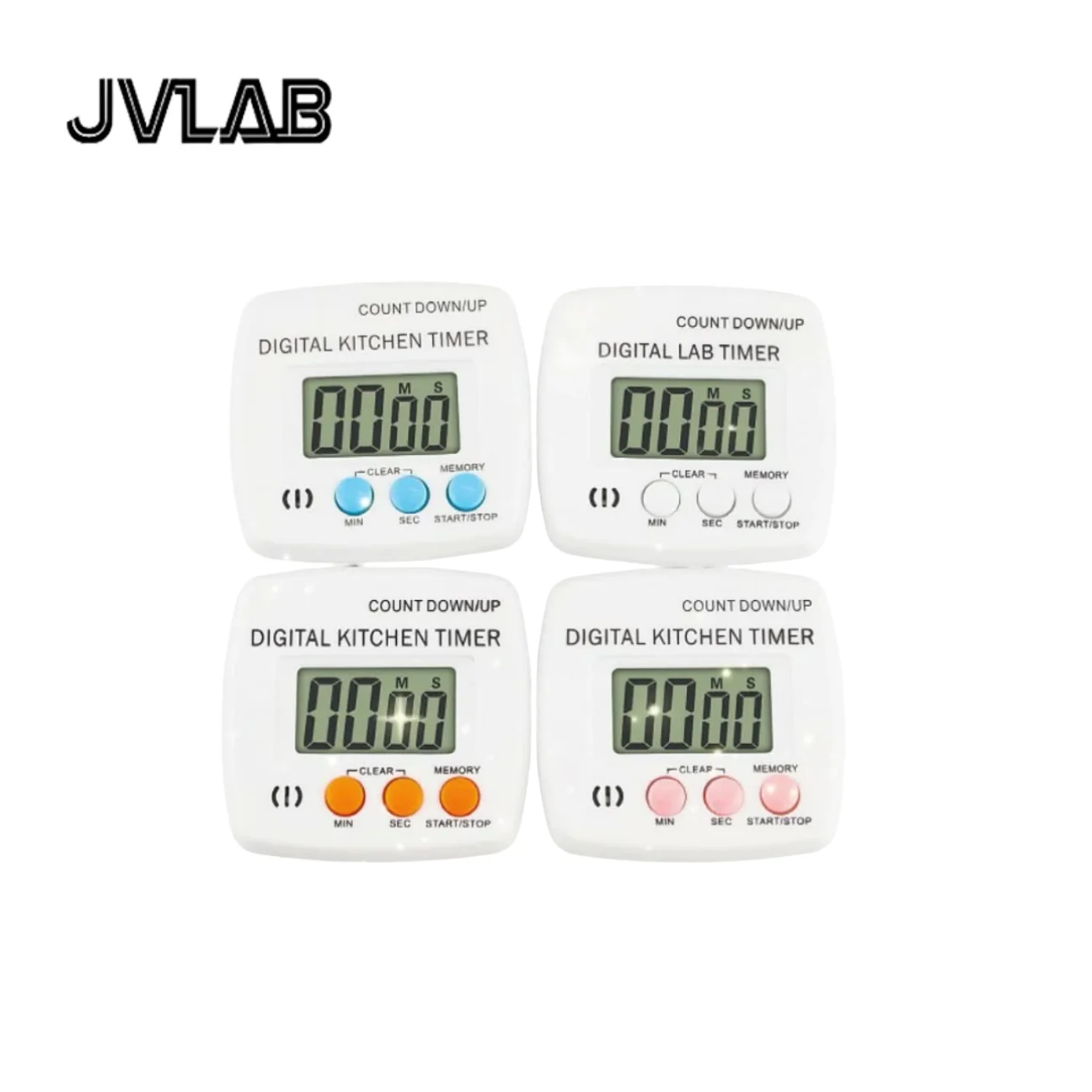 

Multifunctional Laboratory Timer - Precision Alarm Clock for Kitchen Study Lab Use 99 Min JVLAB