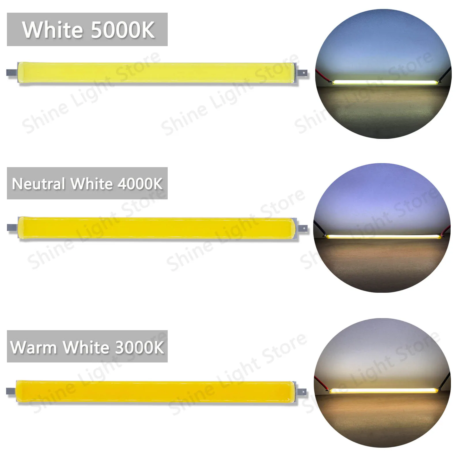 LED Hard Filament High Voltage Ceramic Substrate 6-7W DC230-235V Household Lighting Source LED Tube Light Strip Bulb Accessories