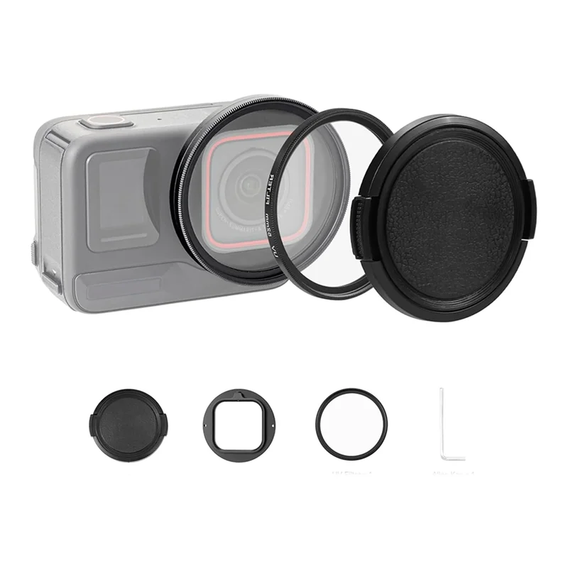 【Подержанные предложения】для Insta360 Ace Pro 52 мм УФ-фильтр, переходное кольцо с крышкой объектива, замена спортивной экшн-камеры