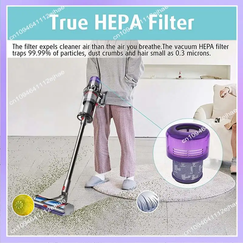 N83R 2 шт. HEPA-фильтры для пылесоса Dyson V11 Outsize, V11 Outsize Origin, Outsize, Outsize Absolute+, детали 970422-01