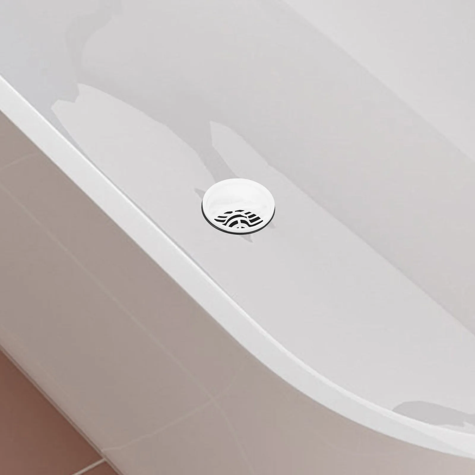 

Комплект белых пластиковых фильтров для слива в полу, раковине, ванне, душевой: защита от засоров, сбор волос, волнообразная сетка, защита от запаха, простая установка