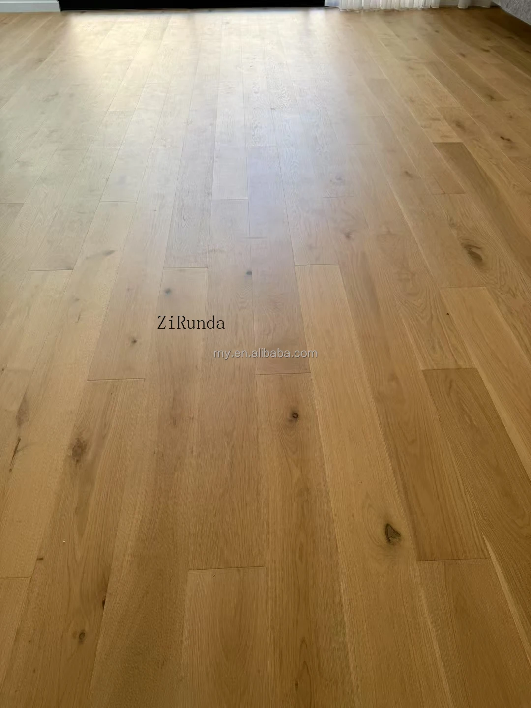 화이트 오크 인테리어 원목 바닥재 맞춤형 버전, 브라운 컬러 오크 바닥재