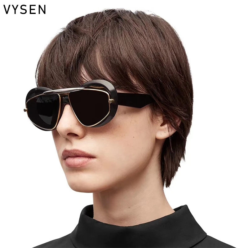 

New Cat Eye Sunglasses Women 2024 Luxury Brand Designer Fashion Cateye Sun Glasses For Men Trending Shades Eyewear Female Unisex