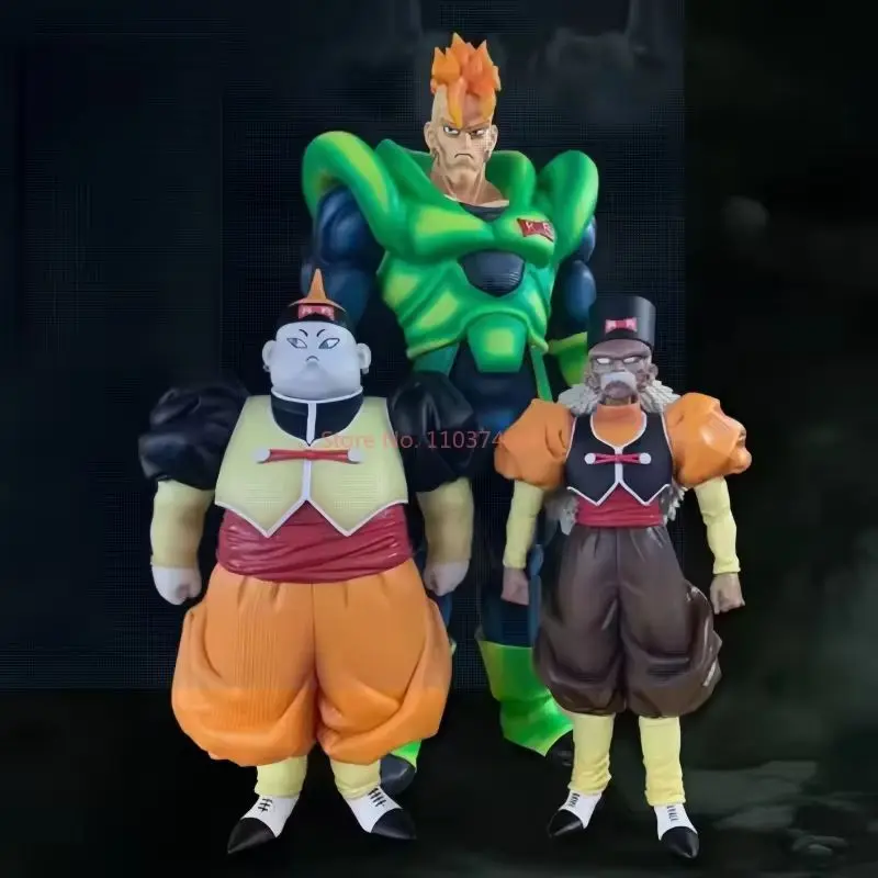 Dragon Ball Z Android 16 19 20 Figurka anime Ozdoby Dr.Gero Cell Ozdoby Statuetka Figurka akcji Model Zabawka dla dzieci Prezenty na Halloween