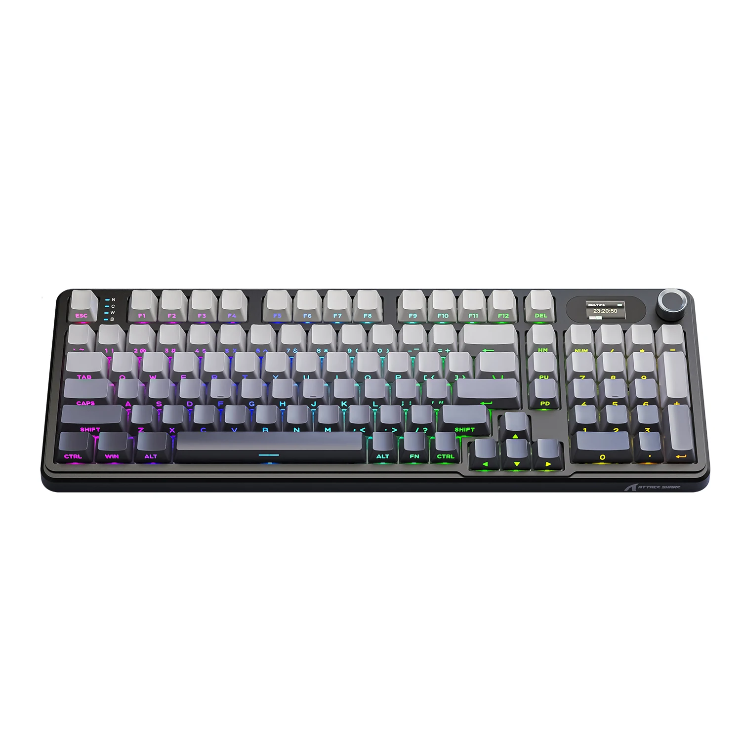 Attack Shark X98Pro Wireless Mechanical Keyboard Three Mode RGB 2.4G BT Hot Swap Gasket Mechanical Gaming Keyboard