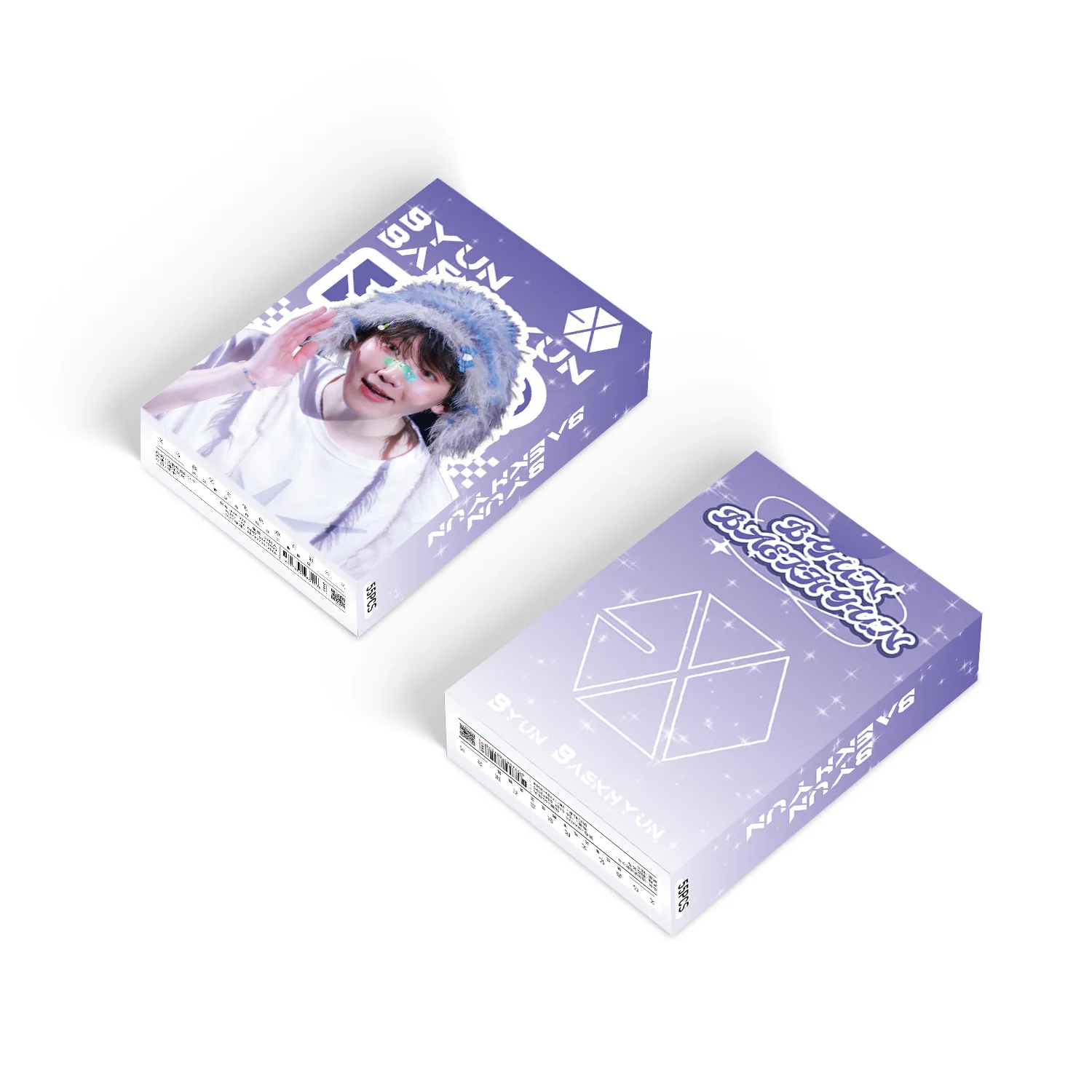 55Pcs/Set Kpop EXO New Album Valentine\'s Day at School Lomo Cards Photocard Poster HD Baekhyun SeHun KAI Card Collection Gift