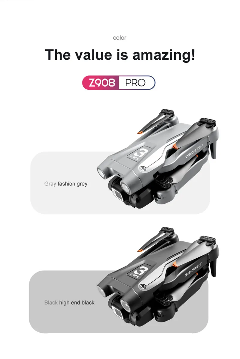 

Аккумулятор 3.7V 2000mAh для дрона Z908 PRO с функцией обхода препятствий, аксессуары для дрона Z908 PRO, пропеллер, USB-кабель, запчасти для дрона Z908