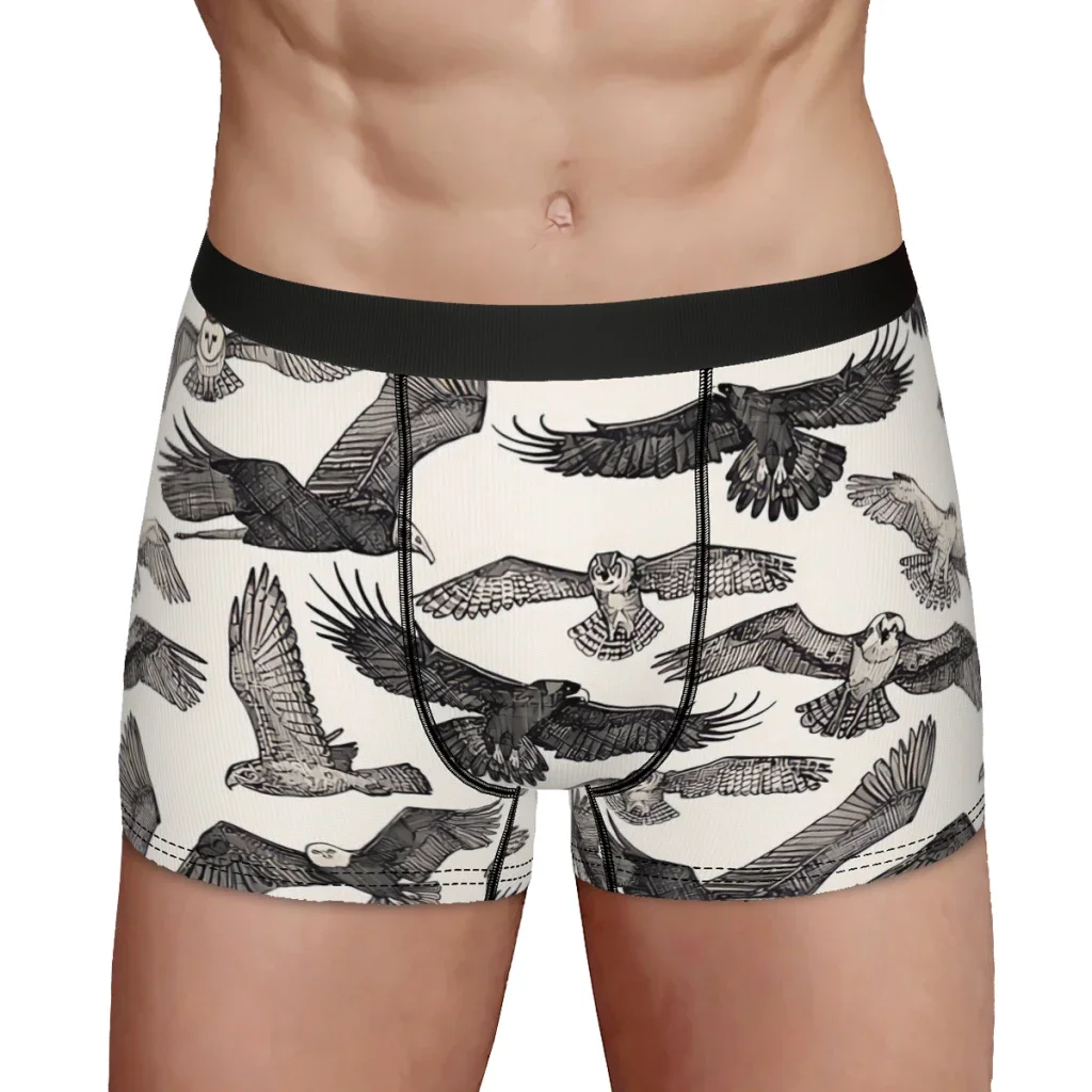 Birds of Prey Black  Underpants Cotton Panties Male Underwear Comfortable Shorts Boxer Briefs