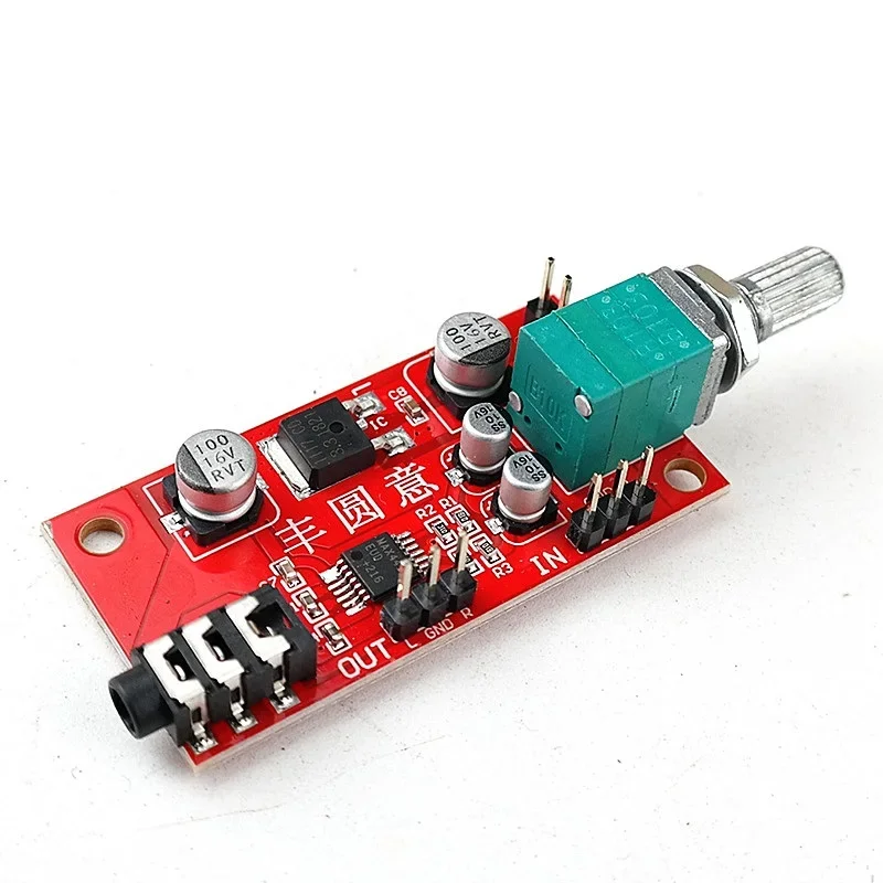 Headphone Amplifier Board MAX4410 Mini Amp Power Amplifier Preamp R/ NE5532