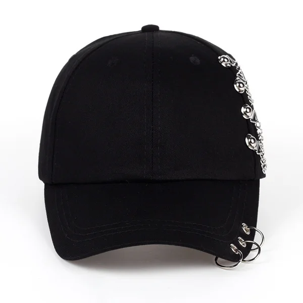 

Adjustable Iron Ring Baseball Caps Snapback Cap Casquette Hats Fitted Casual Hats@YL