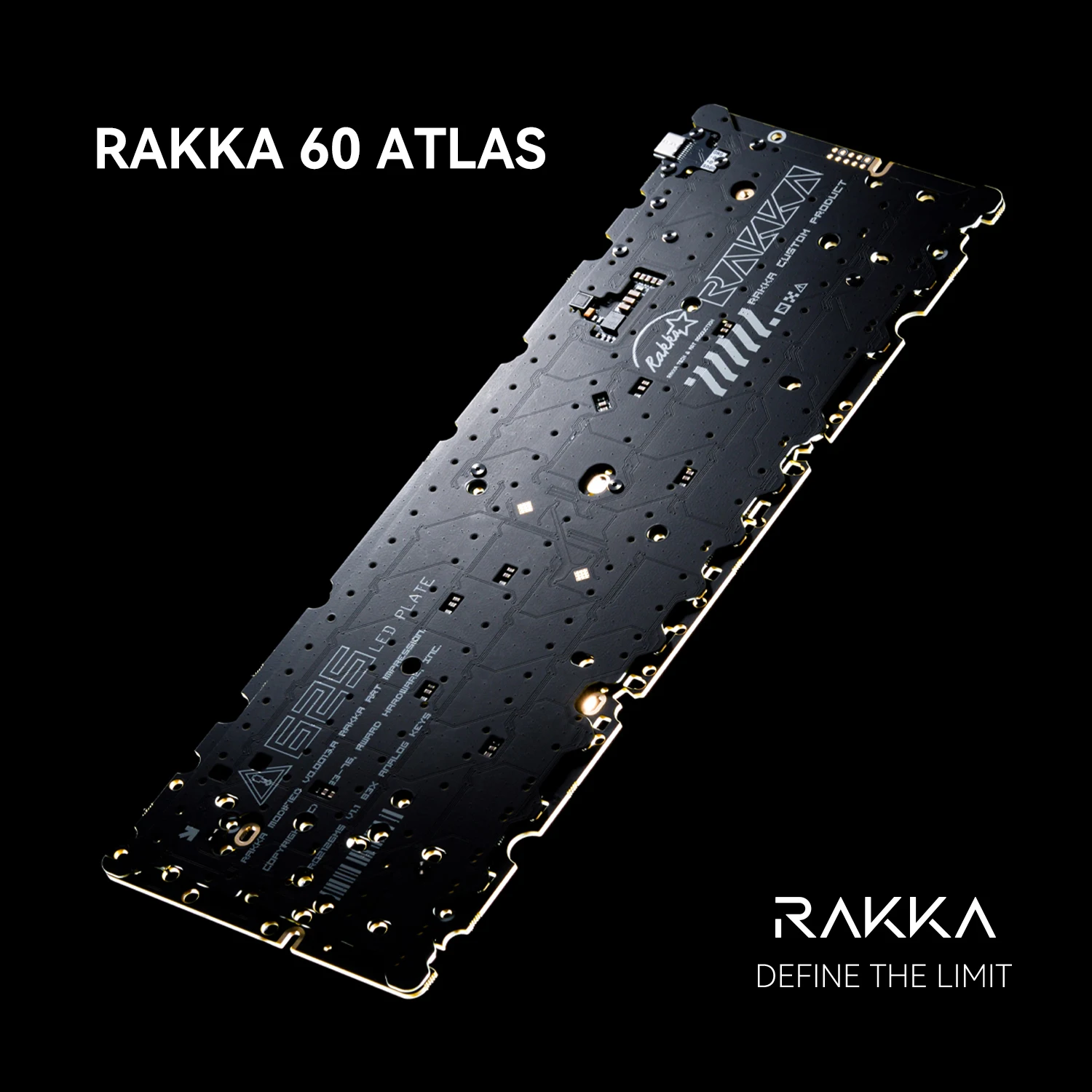 RAKKA 60v2 ATLAS (V2) 磁気軸キーボード 8kHz リターンレート DIY