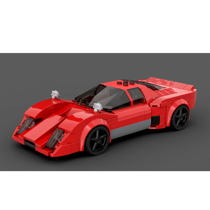 

335 Parts Building Block Car Model City Speed Champion M6GT Classic Racing Toy For Boys Christmas Gift