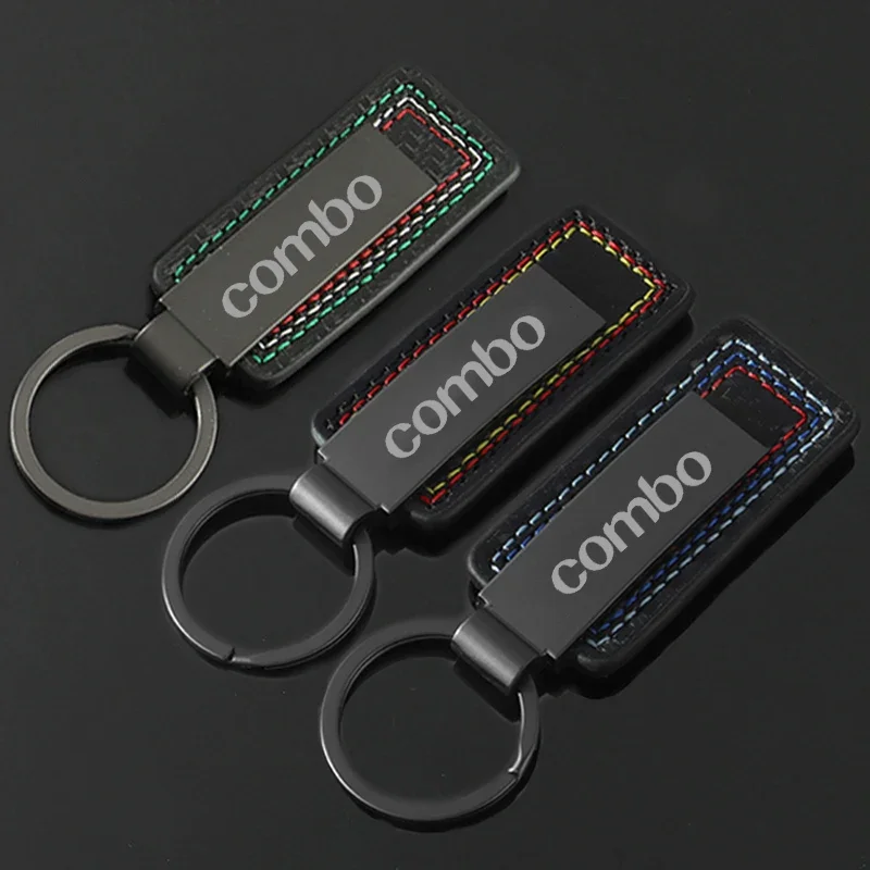 Alloy Keychain Holder Key Ring Gift Auto KeyRing Pendant for Opel Combo Logo J H G Corsa D Keys Buckle Car Styling Decoration