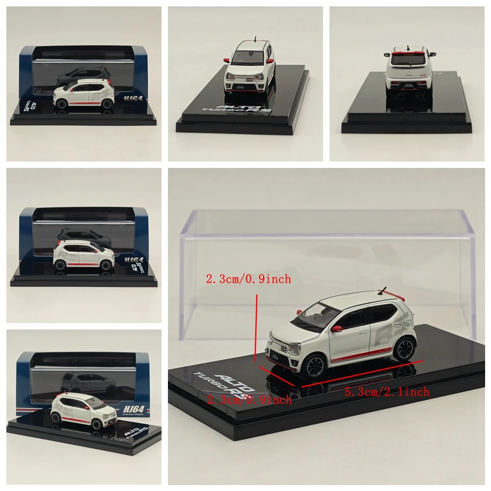 Hobby Giappone 1/64 ALTO FUNZIONA TURBO RS HA36S RS DECAL TUNE HJ 642070 Giocattoli da collezione limitata in miniatura per auto modello pressofuso serie B