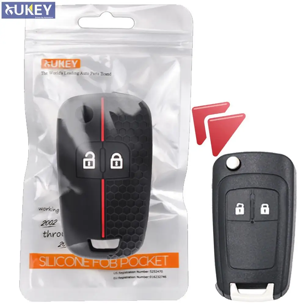 Silicone Car Remote Key Shell Case Fob Cover Protector For Chevrolet Malibu Cruze Sonic Spark Opel/Vauxhall Astra J Corsa D E